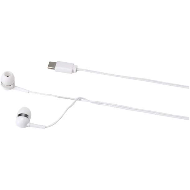 Dofida wired Type-C earbuds with recycled plastic storage box White