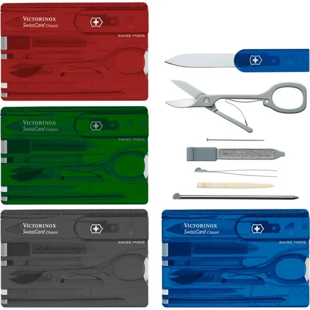 Victorinox SwissCard Classic Multitool Crvena