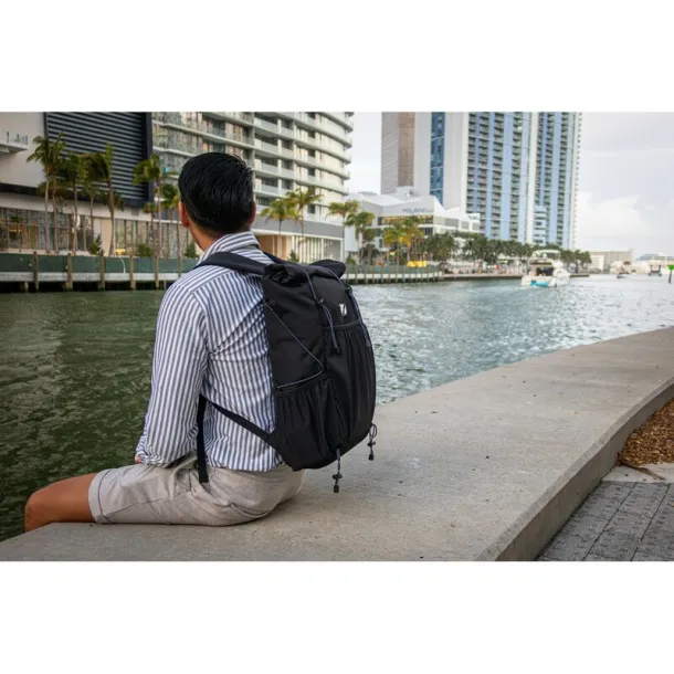  Rolltop backpack BrandCharger Venturer Crna