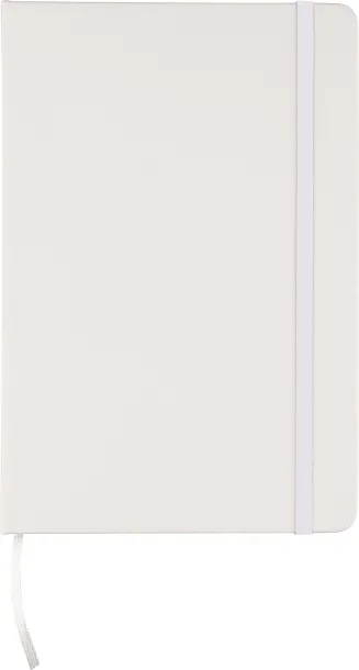 Eamon rPET PU notebook (A5) Bijela