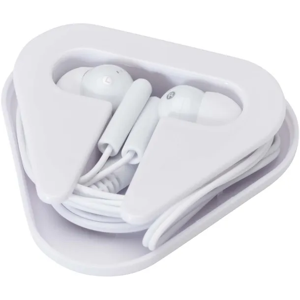 Rebel earbuds with recycled plastic storage box White