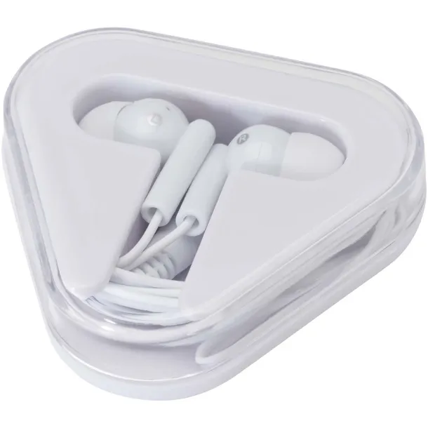 Rebel earbuds with recycled plastic storage box White