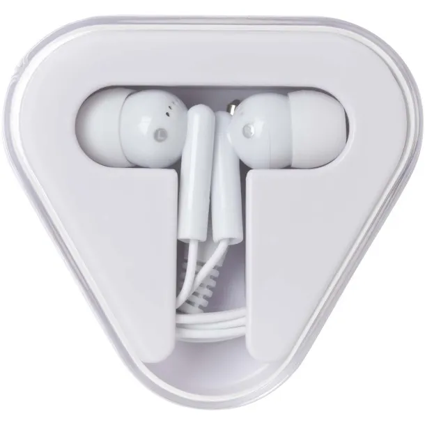 Rebel earbuds with recycled plastic storage box White