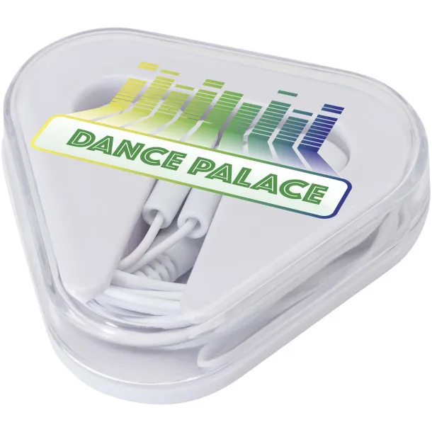 Rebel earbuds with recycled plastic storage box White
