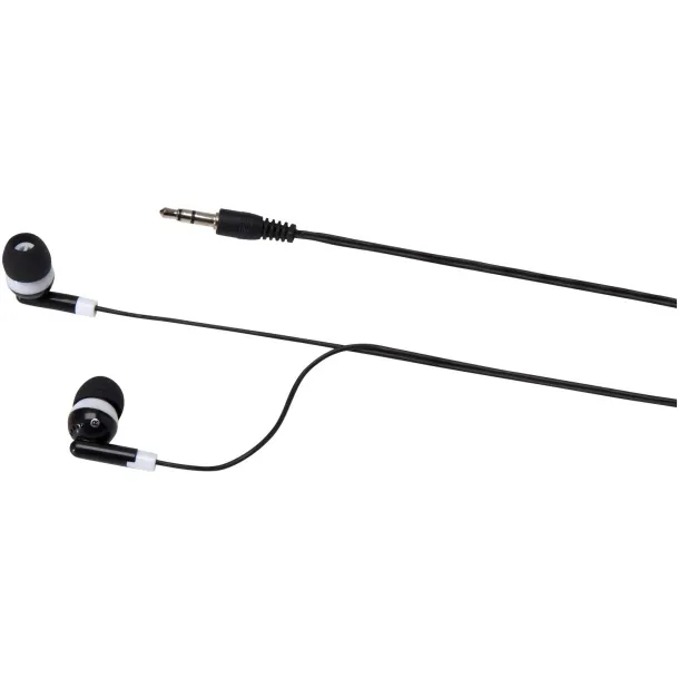 Rebel earbuds with recycled plastic storage box Solid black
