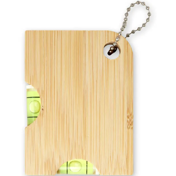 Levo bamboo bottle opener with level Natural