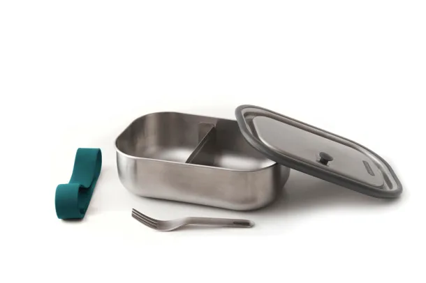 Black+Blum velika kutija za hranu od nehrđajućeg čelika, 1 L - Black + Blum turquoise