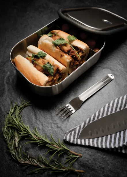 Black+Blum velika kutija za hranu od nehrđajućeg čelika, 1 L - Black + Blum turquoise
