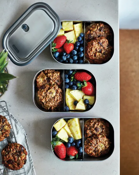 Black+Blum Stainless Steel Lunch Box Large - Black & Blum turquoise 