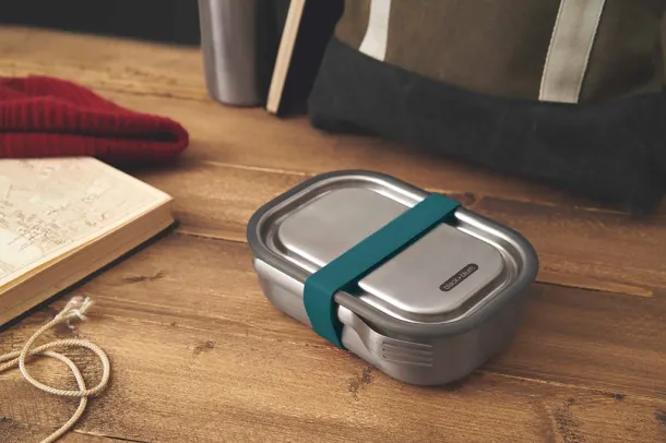 Black+Blum velika kutija za hranu od nehrđajućeg čelika, 1 L - Black + Blum turquoise
