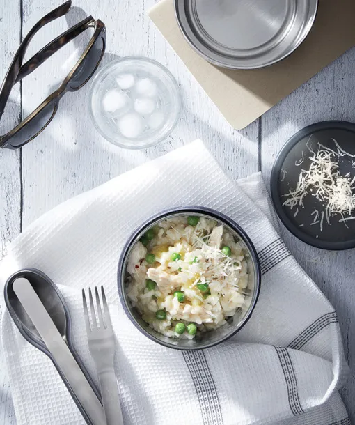 Black+Blum Glass Lunch Bowl 750ml - Black + Blum Silver 