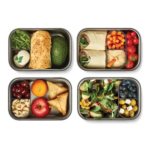 Black+Blum Stainless Steel Sandwich Box Large - Black & Blum turquoise 