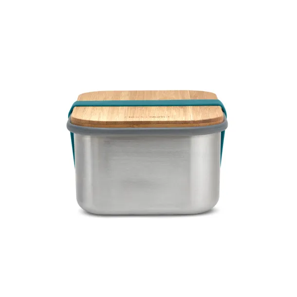 Black+Blum Stainless Steel Sandwich Box Large - Black & Blum turquoise 