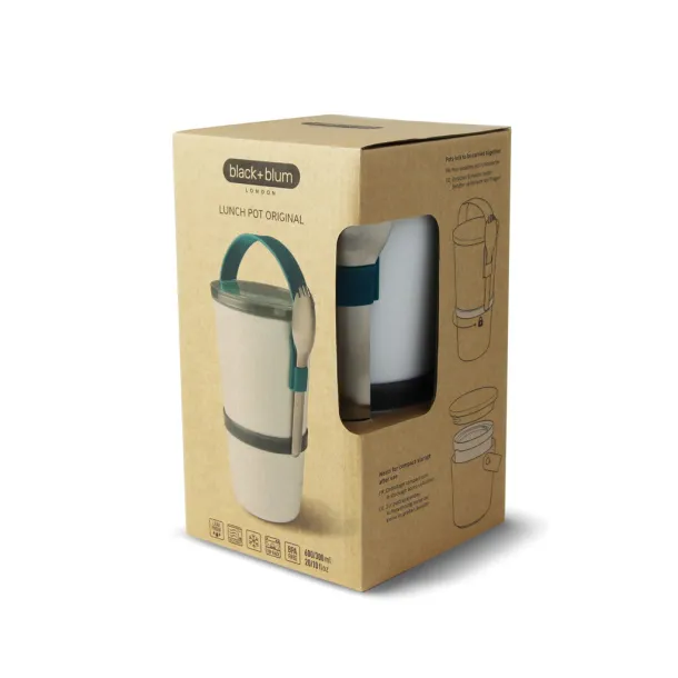 Black+Blum Lunch Pot Original  - Black & Blum turquoise 