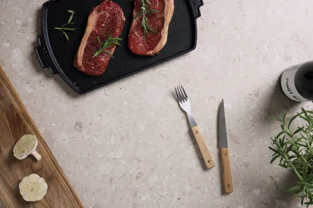 VINGA Paso  8 pcs bbq cutlery set - Vinga Brown 