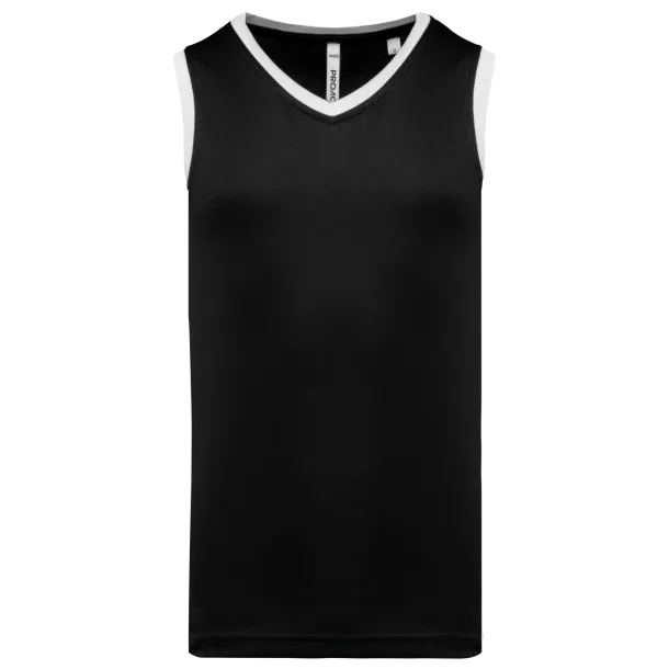  MEN'S BASKETBALL JERSEY - Proact Black White