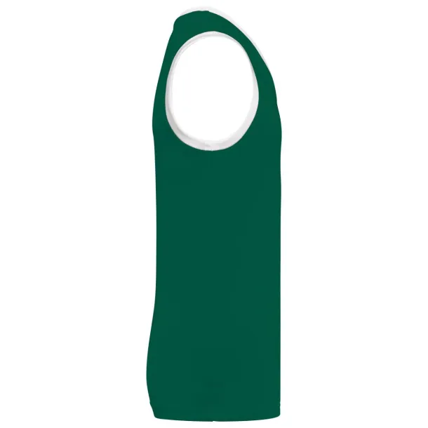  MEN'S BASKETBALL JERSEY - Proact Dark Green Bijela