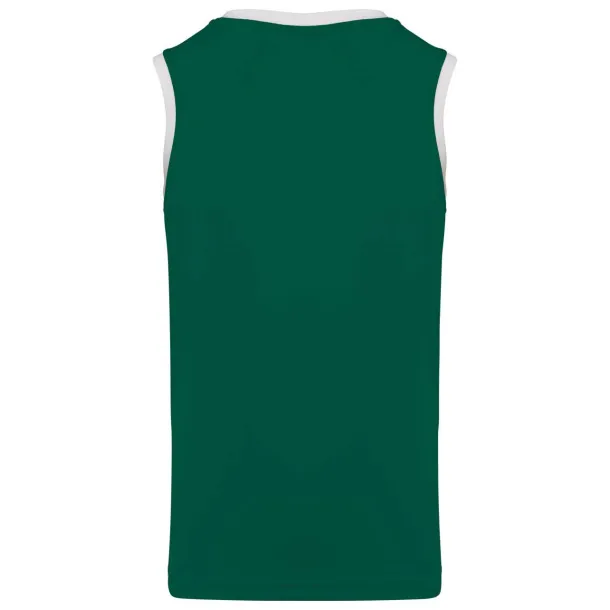  Muški košarkaški dres - Proact Dark Green Bijela