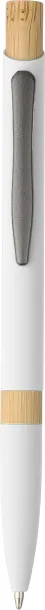 Calandra reciklirana aluminijska kemijska olovka Bijela