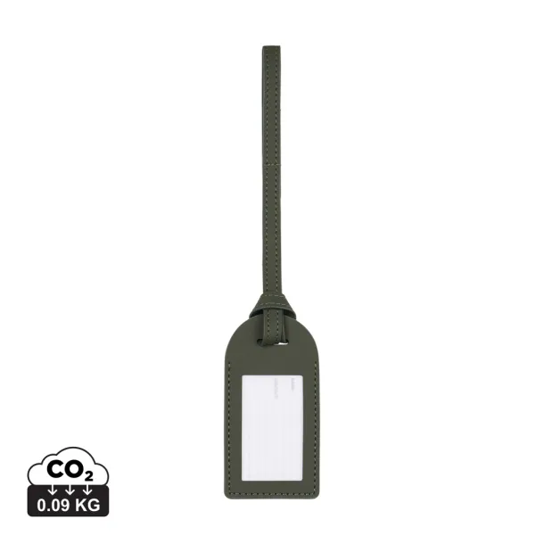 VINGA Baltimore VINGA Baltimore RCS recycled polyester luggage tag - Vinga Green 