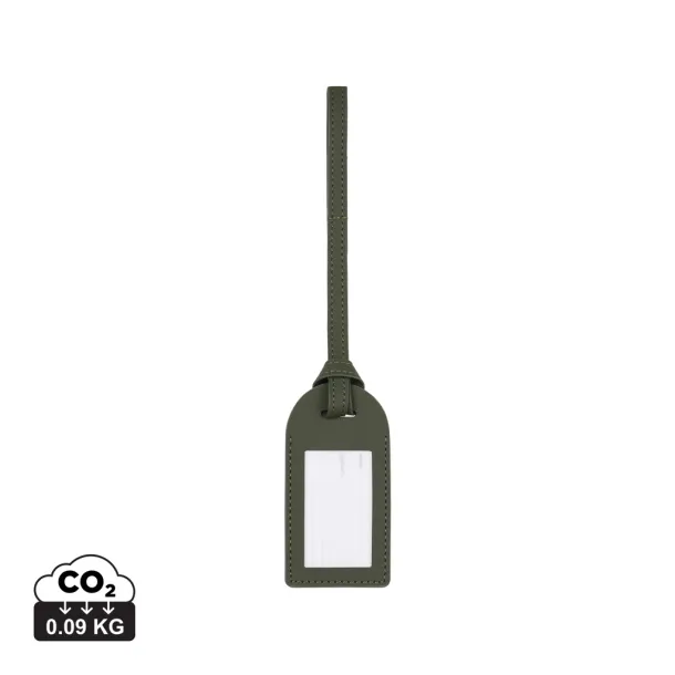 VINGA Baltimore VINGA Baltimore RCS recycled polyester luggage tag - Vinga Green 