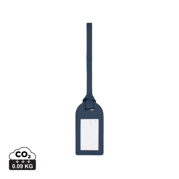 VINGA Baltimore VINGA Baltimore RCS recycled polyester luggage tag - Vinga blue 