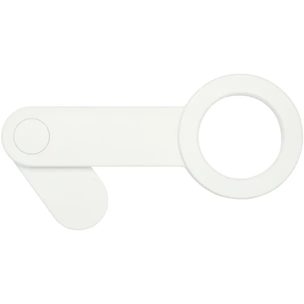 Hook recycled plastic desktop phone holder White