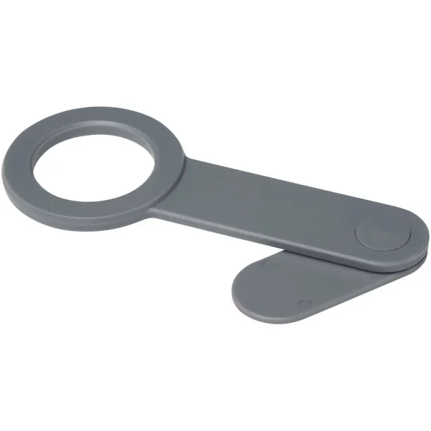 Hook recycled plastic desktop phone holder Grey