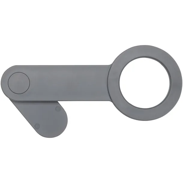 Hook recycled plastic desktop phone holder Grey