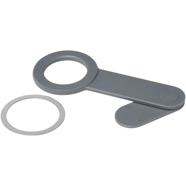 Hook recycled plastic desktop phone holder Grey