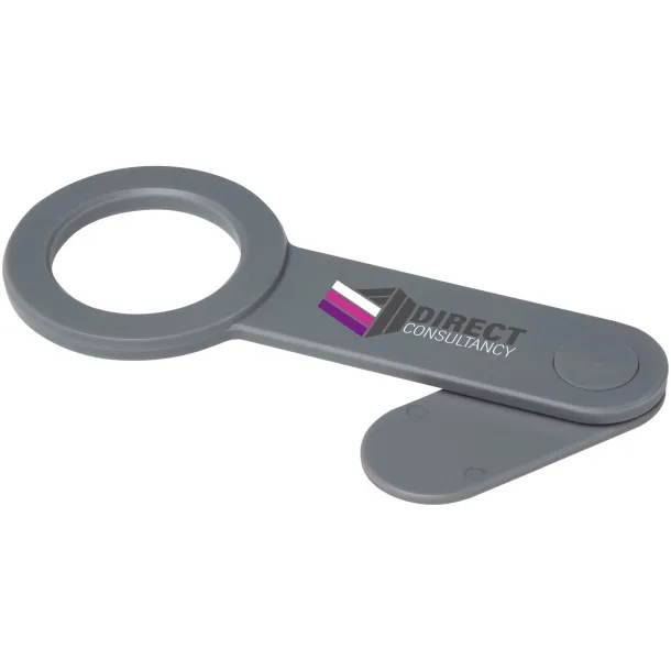 Hook reciklirani plastični stoni držač za mobitel Siva