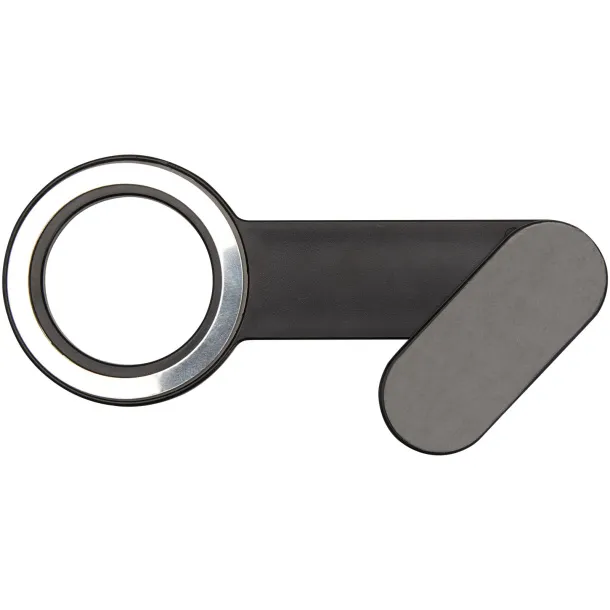 Hook reciklirani plastični stoni držač za mobitel Solid black