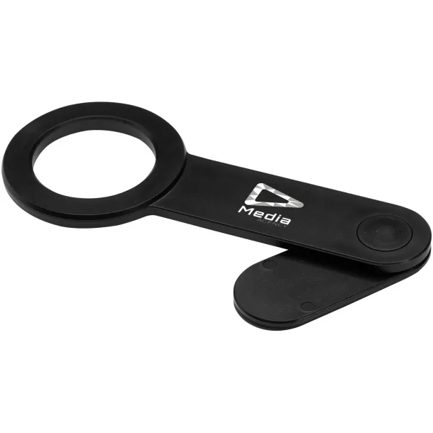 Hook reciklirani plastični stoni držač za mobitel Solid black