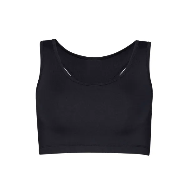 COOL ženski kratki top, 250 g/m2 - Just Cool Crna