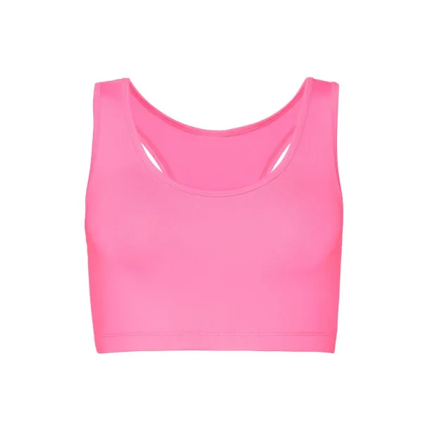 COOL ženski kratki top, 250 g/m2 - Just Cool Electric Pink