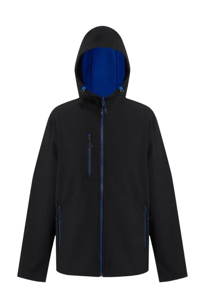 Navigate 2-Layer Hooded Softshell Jacket - Regatta Professional Black New Royal