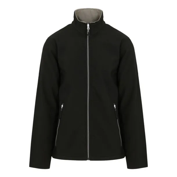 Ascender 2-Layer Softshell Jacket - Regatta Professional Black Mineral Grey
