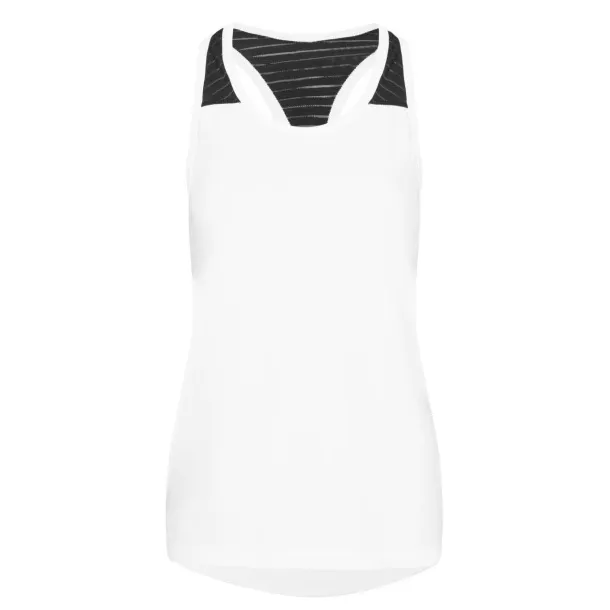 COOL ženska majica bez rukava, 135 g/m2 - Just Cool Bijela Crna