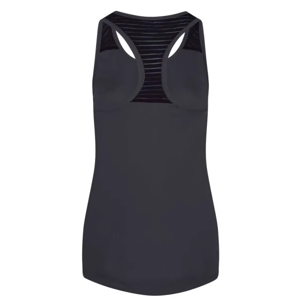COOL SMOOTH WORKOUT VEST - Just Cool Ugljen Crna