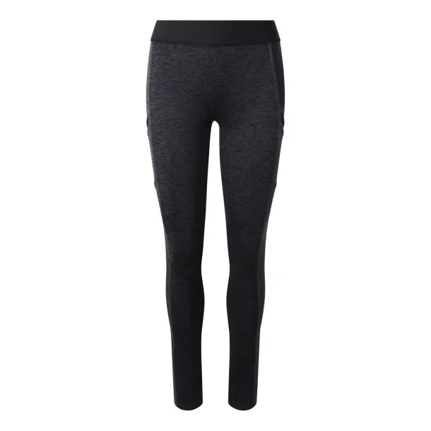 COOL GIRLIE COOL DYNAMIC LEGGINGS - Just Cool Black Slate Melange Crna