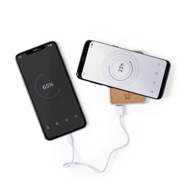  Bežična prijenosna baterija 5000 mAh, bežični punjač 5W neutral