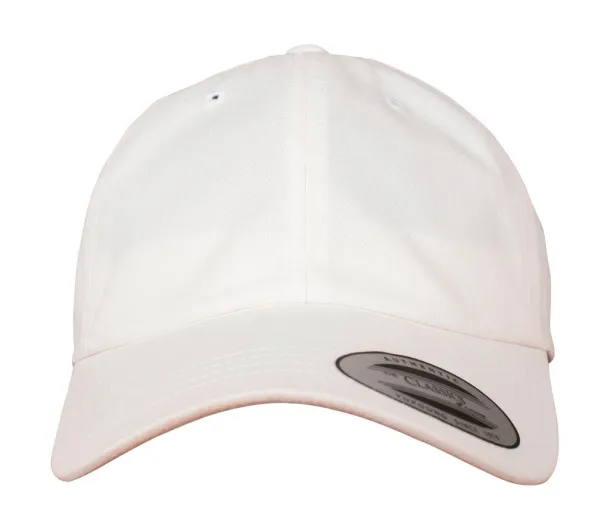  Peached Cotton Twill Dad Cap - Flexfit Bijela