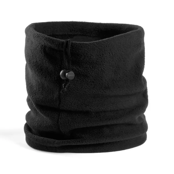  Neck warmer and hat, 2 in 1 Crna