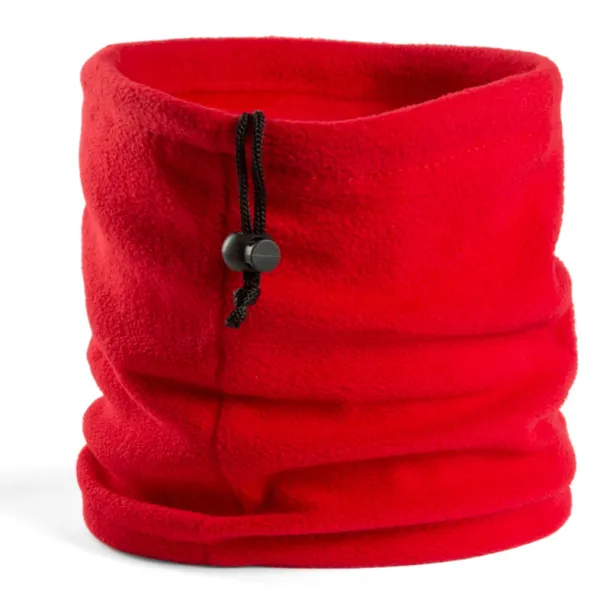  Neck warmer and hat, 2 in 1 Crvena