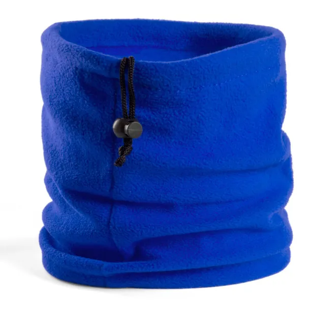  Neck warmer and hat, 2 in 1 Plava