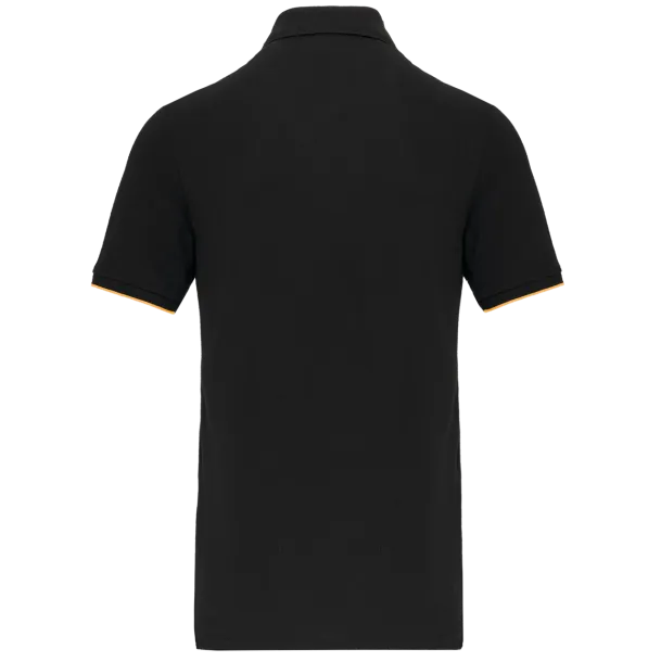  Muška polo majica kratkih rukava, 220 g/m2 - Designed To Work Crna Žuta