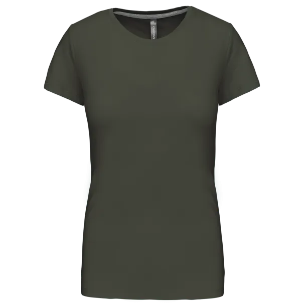  LADIES' SHORT SLEEVE CREW NECK T-SHIRT - Kariban Šumski zelena