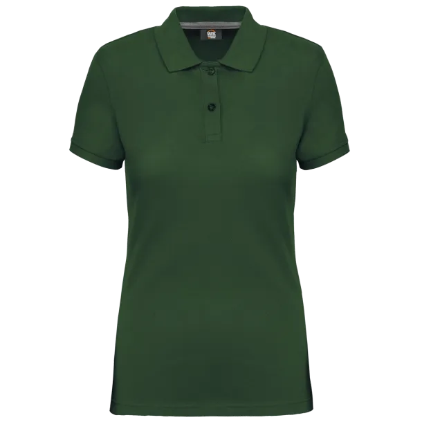  Ženska polo majica kratkih rukava, 200 g/m2 - Designed To Work Šumski zelena