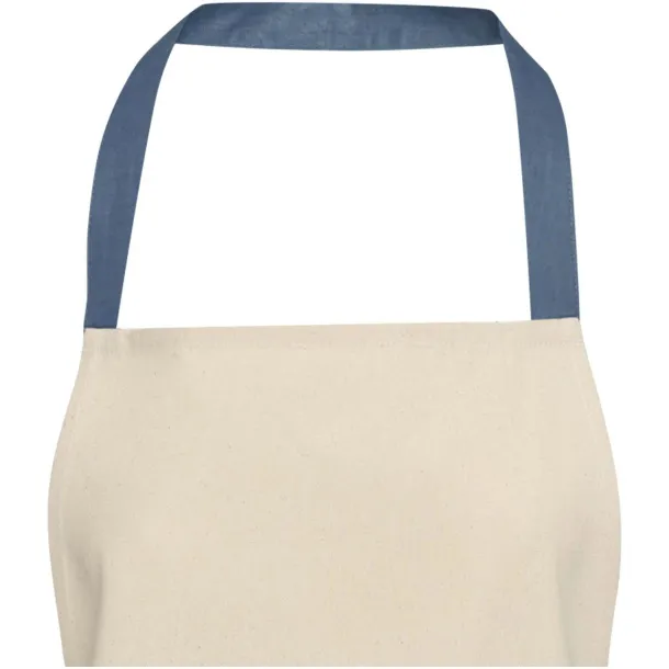 Nia 200 g/m² recycled cotton apron Ice blue