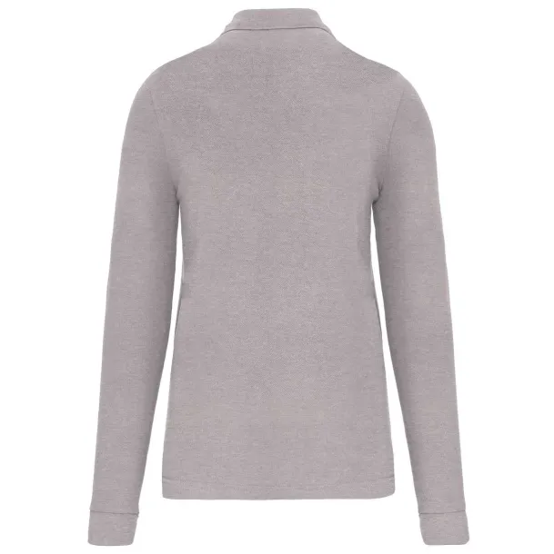  Muška polo majica dugih rukava, 200 g/m2 - Designed To Work Oxford Grey